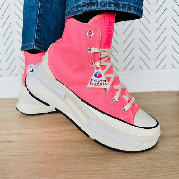 ⭐Converse Run Star Hike Legacy CX Hi Sz 8.5 Women Sneakers Electric Pink A05012C - Picture 1 of 13